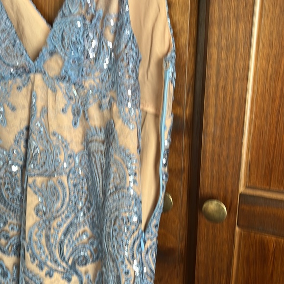 FREE PEOPLE sequin slip dress, size 0 - Picture 3 of 5